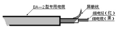 污水處理液位計(jì)電纜線示意圖