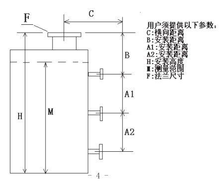 浮標液位計規(guī)格選型表